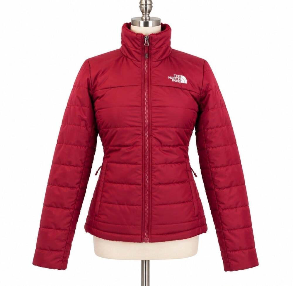 The North Face Mossbud Insulated Reversible Jacket Pomegranate Women XS